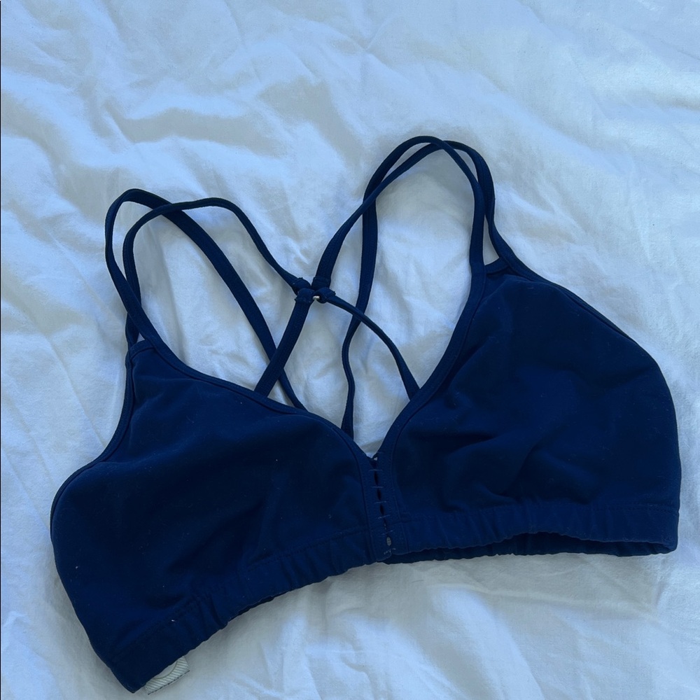 Navy Blue Strappy Bralette